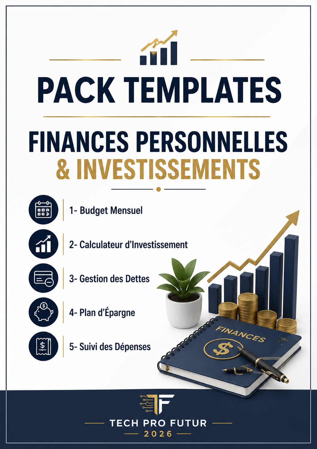 PACK TEMPLATES – FINANCES PERSONNELLES & INVESTISSEMENTS