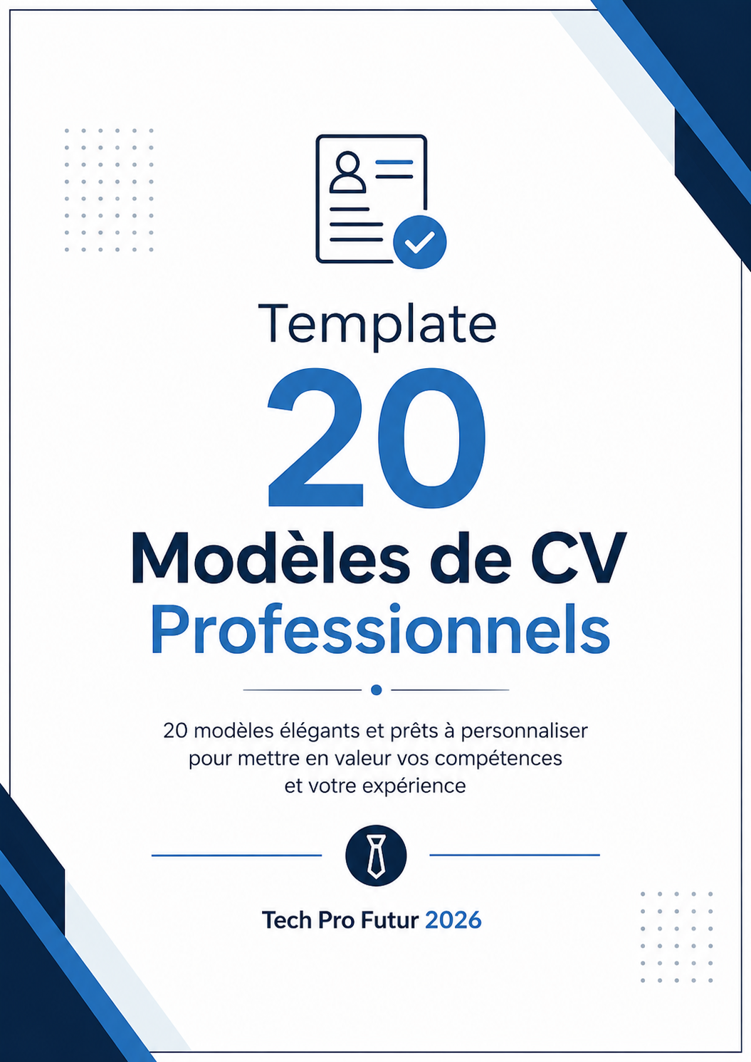 Template 20 Modèles de CV Professionnels