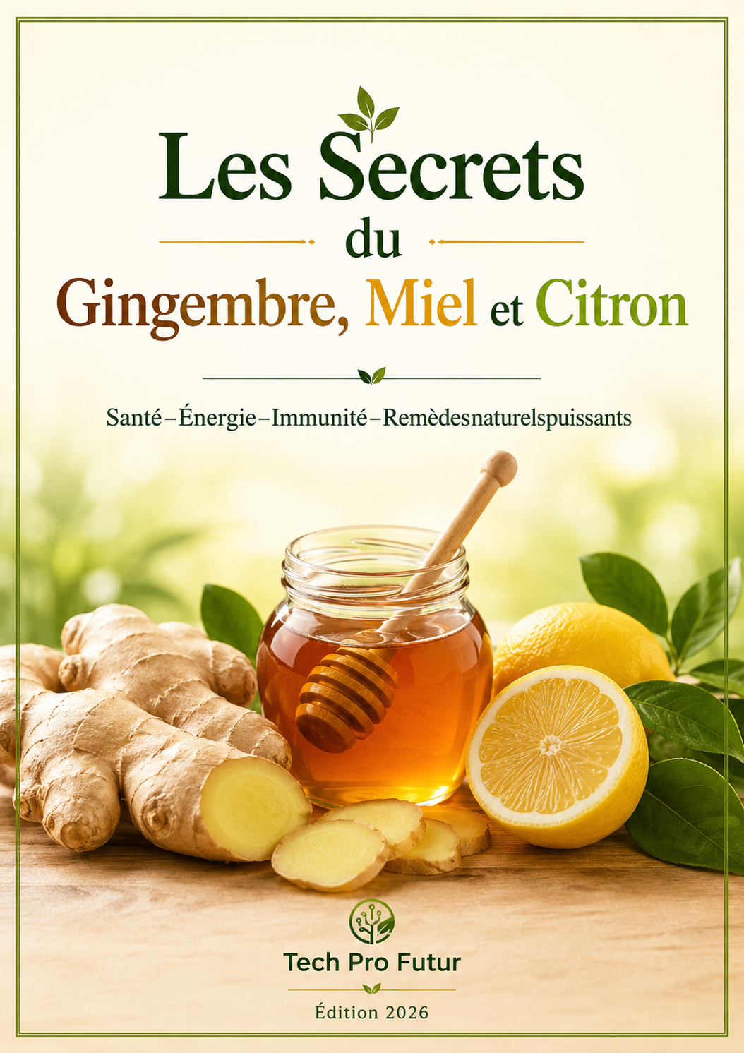 LES SECRETS DU GINGEMBRE, MIEL ET CITRON