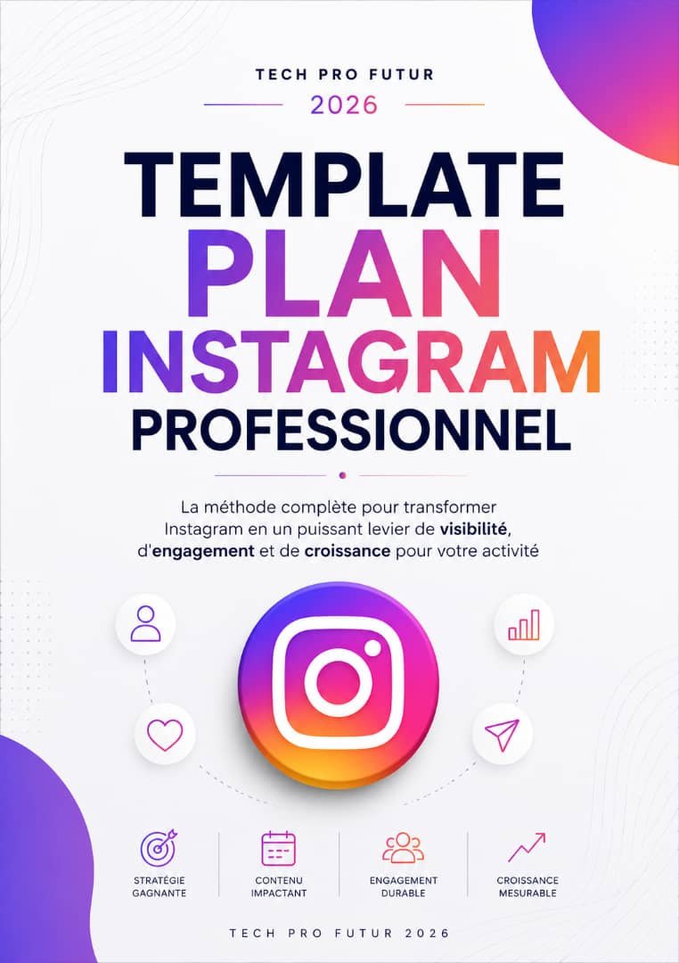 Template Plan Instagram Professionnel
