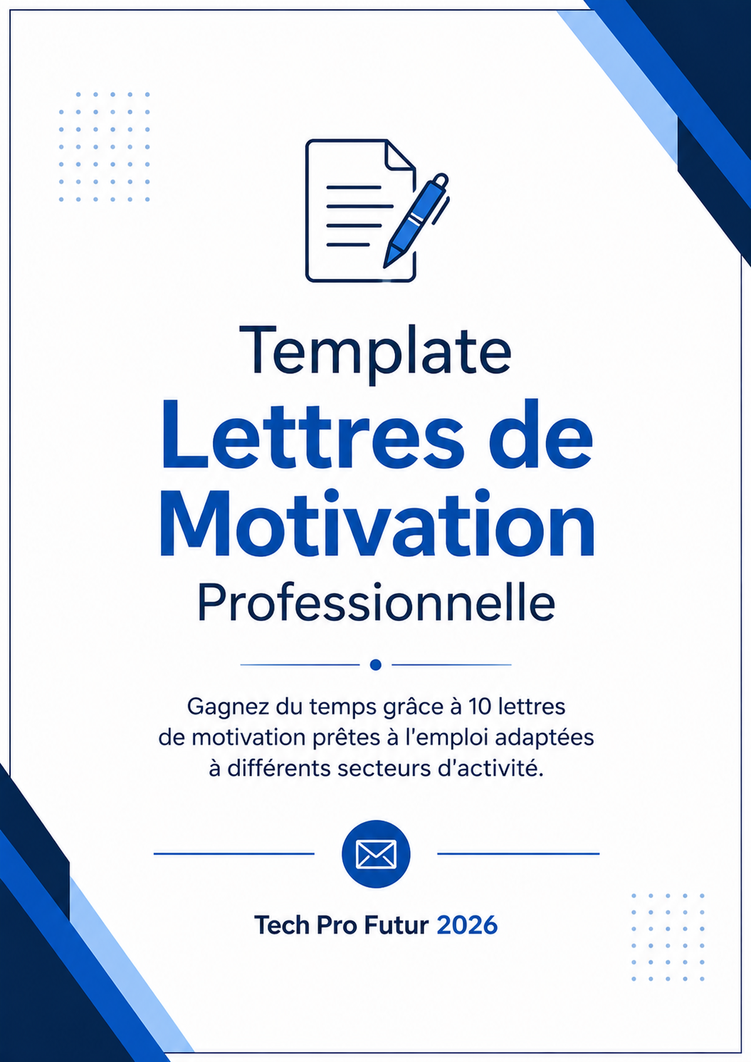 Template Lettres de Motivation Professionnelle