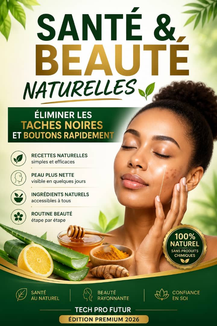 Éliminer les taches noires et boutons rapidement